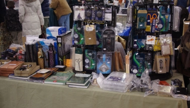 Tools in a show booth Tools in a show booth