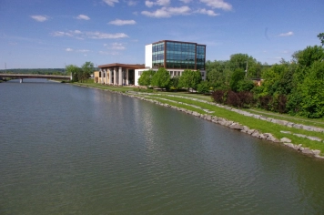 A bike trail A bike trail