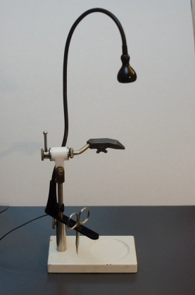 Mounted on the vise