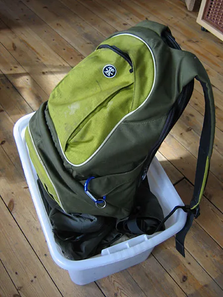 Crumpler - Love this bag! Even though it's not the biggest one I've had and that water will enter during rain, it's a great bag.